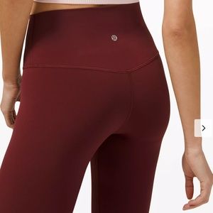 lululemon Align 25" leggings Red Merlot